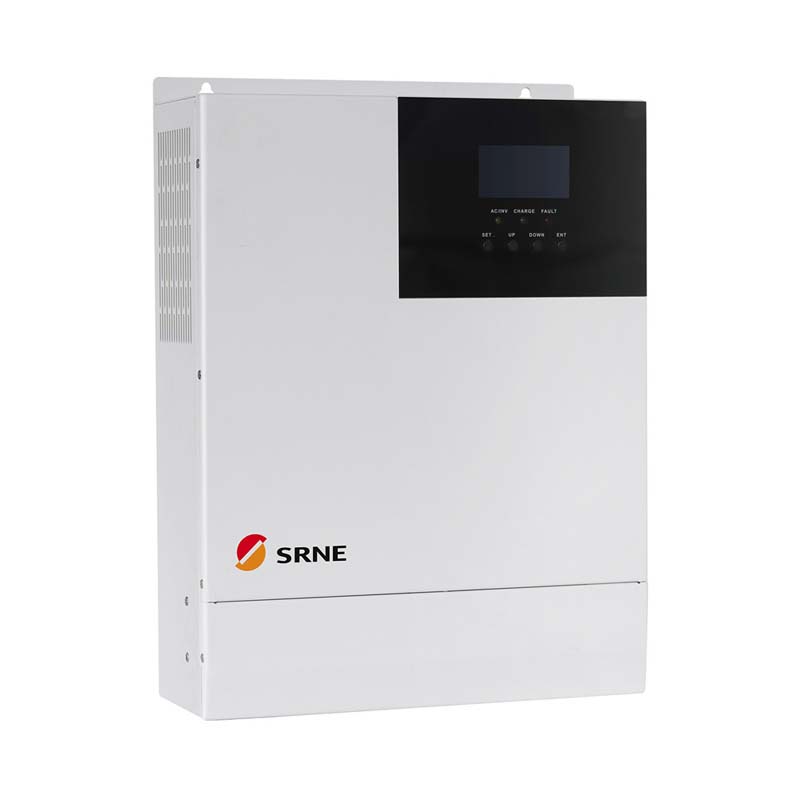 SRNE 5000W 올인원 MPPT 하이브리드 태양 전하 인버터 수평 48V 220VAC 순수 사인파 80A 최대 PV 145V 그리드 인버터