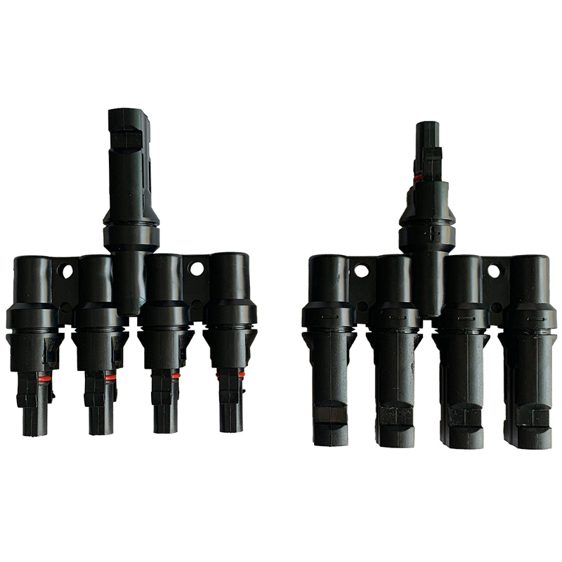 4 ~ 1 멀티 브랜치 태양 광 PV 커넥터 여성용 태양 광 케이블 2.5mm2 ~ 6.0mm 용 커넥터 30A