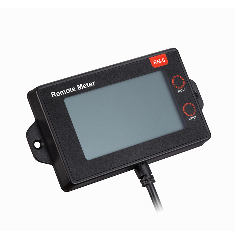 MC24 시리즈 MPPT 20A 30A 40A 50A 태양열 충전 컨트롤러 용 SRNE RM-6 원격 미터 LCD 디스플레이