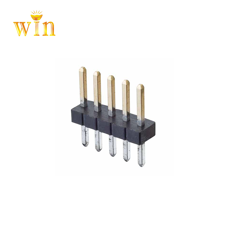 2.54mm 1x3P 180 ° 핀 헤더 PCB 커넥터