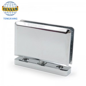 중국 공급 업체 저렴한 판매 광동 Jinli 하드웨어 폴란드어 황동 유리 경첩 오픈 90도 경첩