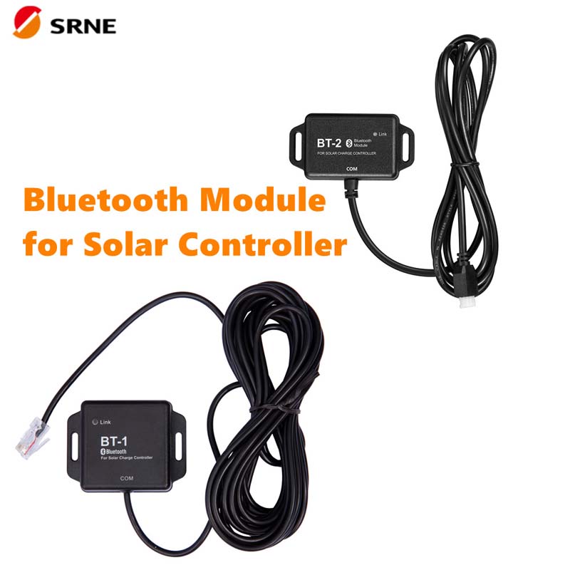 SRNE 블루투스 모듈 BT-1 BT-2 MPPT 태양 전하 및 Dischage Controller ML 및 MC 시리즈 PV 컨트롤러