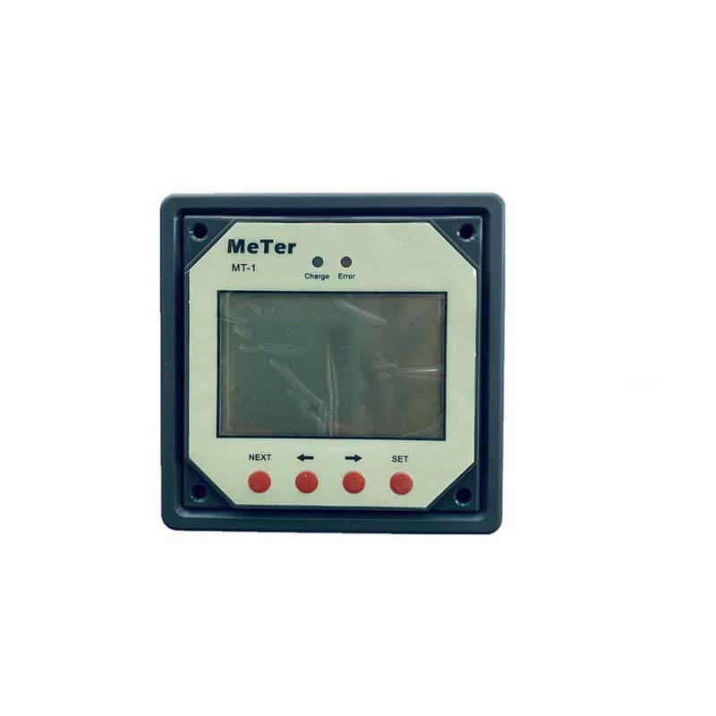듀얼 배터리 용 LCD 원격 측정기 태양 전하 컨트롤러 조절기 MT-1 10m 케이블 거대한 원격 제어