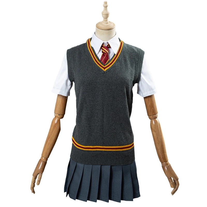 Harry Potter Hermione Granger Gryffindor 학교 코스프레 구매 도매 할로윈 의상 벌크