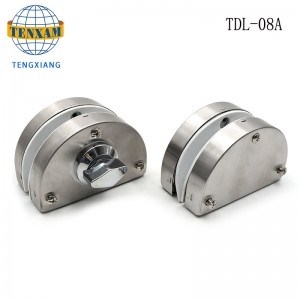 홈 호텔 욕실 Frameless Glass Door Double Lock 스테인레스 스틸 유리 도어 래치 8 ~ 12mm 슬라이딩 유리 도어 잠금