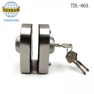 호텔 욕실 Frameless 유리 도어 더블 잠금 스테인레스 스틸 유리 도어 래치 8 ~ 12mm 슬라이딩 유리 도어 잠금