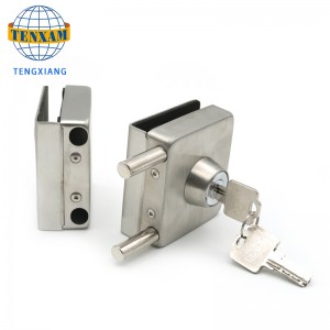 강화 유리 아연 잠금 장치에 이중 측면 잠금 장치