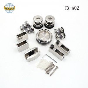 탑 매달려 슬라이딩 도어 롤러 휠, 유리 슬라이딩 샤워 도어 롤러 시스템