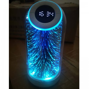 FB-BSK3 하이 엔드 블루투스 시계 라디오 스피커 7 색 LED 조명 변경