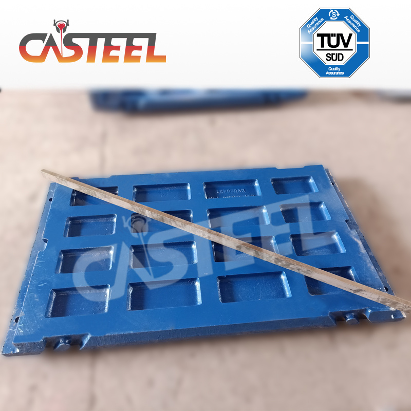 Terex JW42 턱 채석장 치아 치아, 턱 페이스 고정, 턱 플레이트 스윙