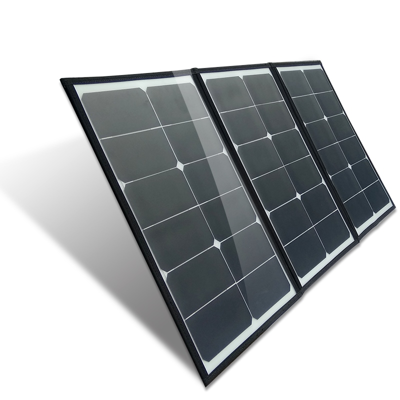 고효율 태양 접이식 태양 전지 패널 접는 가방 휴대용 60W 100W 200W 120W 접이식 태양 전지 패널