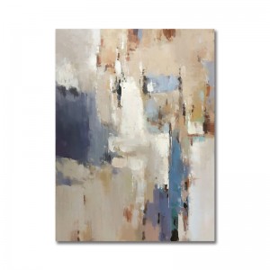 손으로 그린 ​​홈 장식 큰 크기 벽 그림 다채로운 추상 캔버스 아트 유화