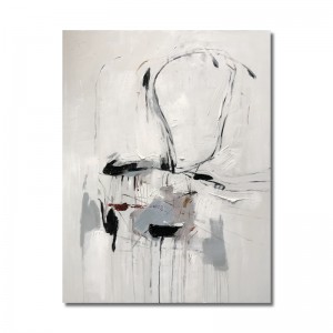 100 % 수제 유화 간단한 추상 현대 손으로 그린 ​​거실 장식 예술 작품