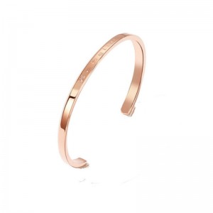 스테인레스 스틸 오프닝 레터링 팔찌