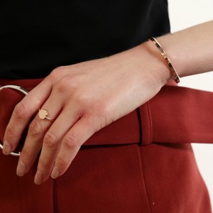 스테인레스 스틸 오프닝 레터링 팔찌