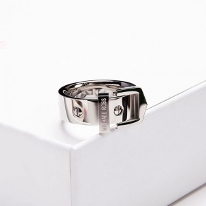 시원한 바람 금속 반지