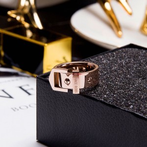 시원한 바람 금속 반지