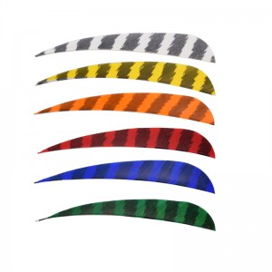 Nika 양궁 172104 4inch 톱니 스트립 터키 깃털 양궁 탄소/aluminum 화살표 촬영을위한 깃털