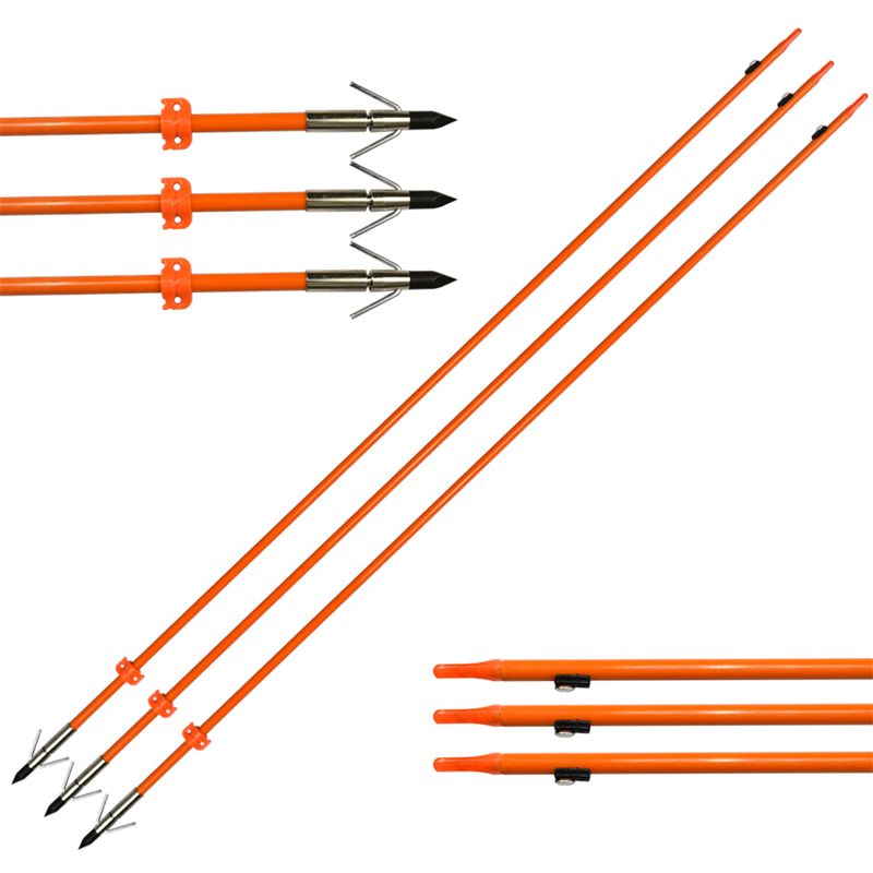 110021-OG ELong 야외 OD8mm 32inch Bowfishing Arrow 유리 섬유 샤프트 양궁 낚시