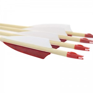 긴 옥외 110260-01 터키 깃털 양궁 촬영 및 사냥과 28inch 나무 화살표