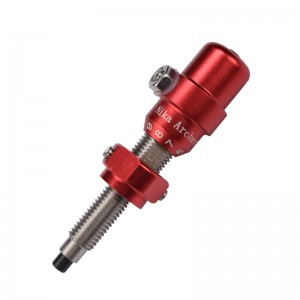 Nika 양궁 250001 양궁을위한 플라스틱 코어 플런저 보우 슈팅 스크류 - 인 압력 버튼