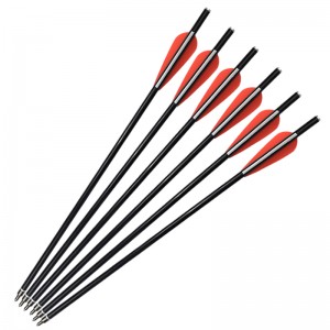 Elong 야외 117011 16inch OD8MM 8031 ​​유리 섬유 볼트 양궁 사냥을 사용하여 석궁 볼트