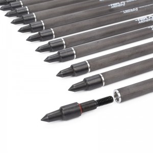 Nika 양궁 113167-13 ID6.2mm 7.5inch 탄소 섬유 석궁 볼트 코브라 시스템 어댑터/R9/RX 양궁 촬영