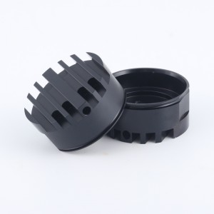 사용자 정의 압출 CNC 가공 양극 처리 된 라운드 알루미늄 히트 싱크 알루미늄 블랙 LED 프로필 방열판