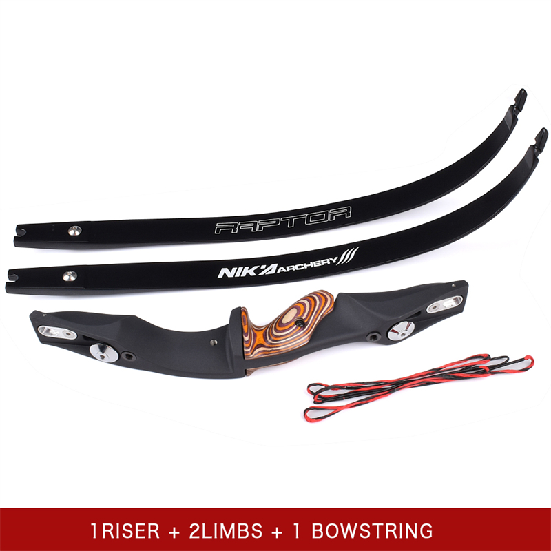 Nika Archery 220053 60 인치 재발 활 17inch ilf rh/lh 라이저 대상 스포츠 촬영&hunting
