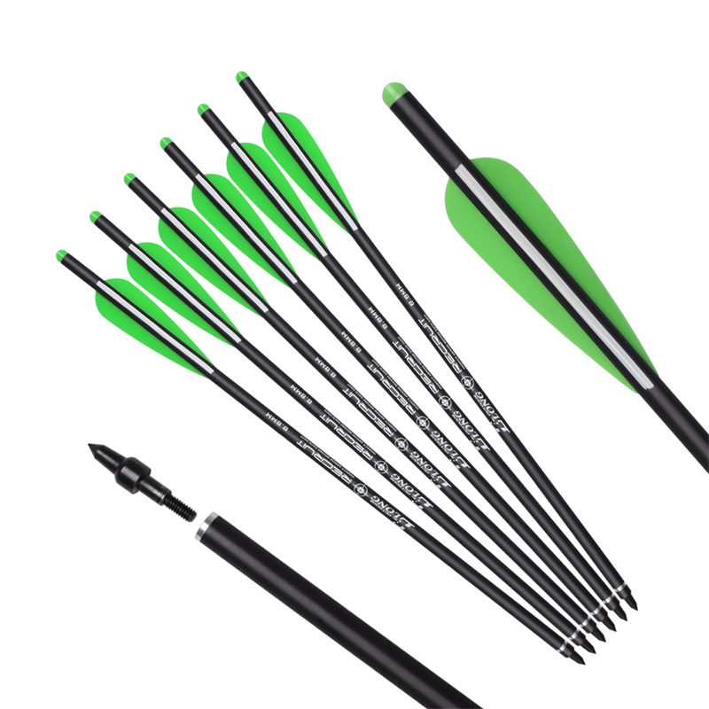 Elong 야외 116049-04 ID7.62mm 20inch 롤 서블러 볼트 양궁 촬영 석궁 볼트
