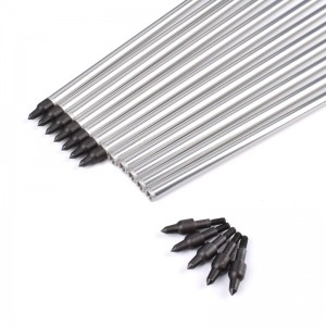 Elong 야외 113149-01 30inch 알루미늄 화살표 칠면조 깃털 양궁 촬영 연습