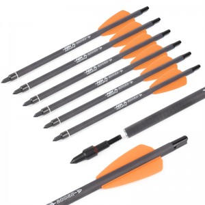 Nika 양궁 113167-14 7.5inch ID6.2mm 탄소 석궁 볼트 플라스틱 Nock Cobra 시스템 어댑터/R9/RX 양궁 촬영