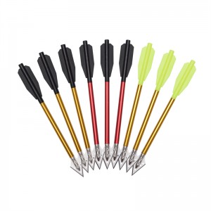 Elong 야외 118643 석궁 양궁 사냥을위한 16cm 알루미늄 볼트 블레이드 브로드 헤드