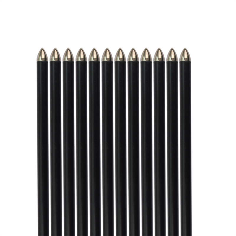Elong 야외 111412 26inch ID6mm 유리 섬유 화살표 TPU 베인 양궁 촬영을 사용하여