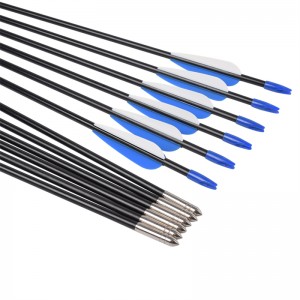 Elong 야외 110083 26inch ID5mm 유리 섬유 샤프트 화살 양궁 보우 슈팅