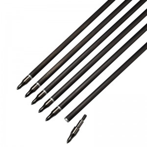 Elong 야외 114454 ID6.2mm SP500 30inch 탄소 섬유 화살표 터키 깃털 양궁 촬영