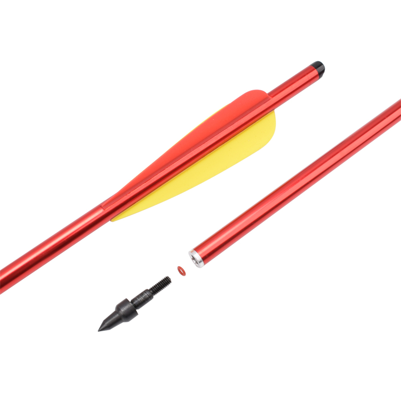 Elong 야외 116058 OD8.8mm 16inch 알루미늄 볼트 양궁 석궁 사냥 스포츠