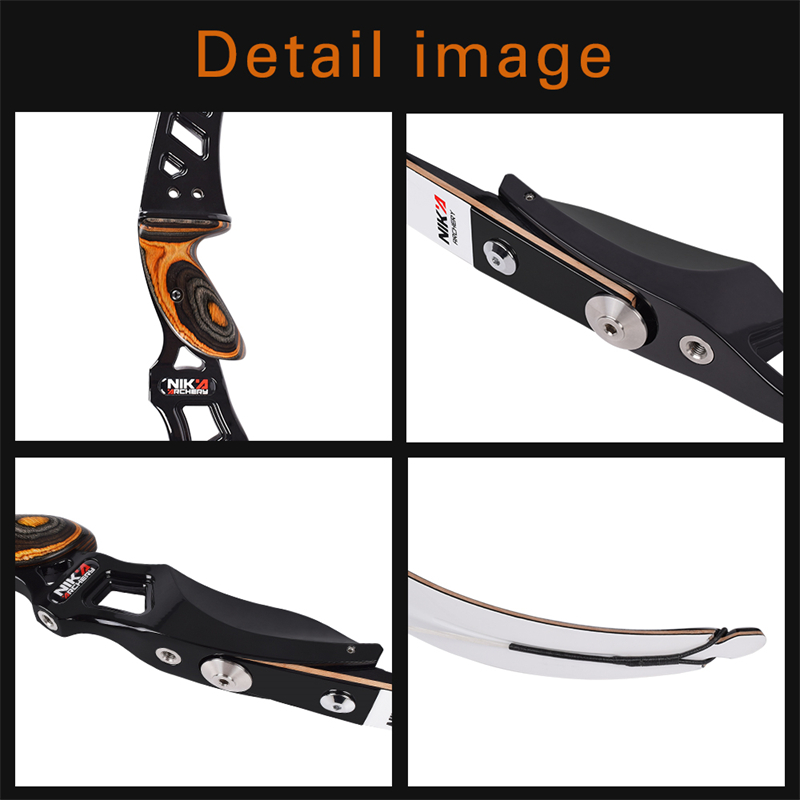 Nika Archery 210018 64 인치 RH ILF 재판매 활 부스 ur 야외 스포츠 목표 촬영 연습을 위해 반복