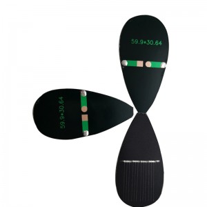 사용자 정의 드롭 모양의 작은 크기 불규칙 잎 모양 태양 전지 패널 휴대용 오프 그리드 미니 홈 태양 전원 패널 집을위한