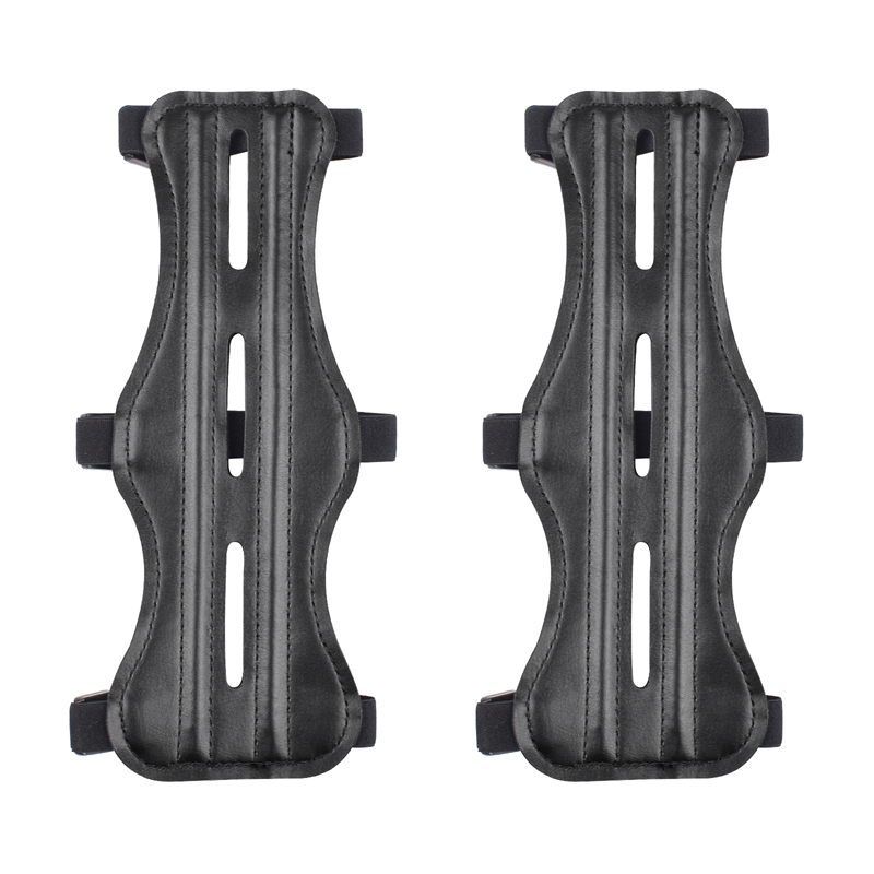 Elong 야외 44AG01 8.5inch 팔 가드 조정 가능한 양면 양궁 앞 팔 보호