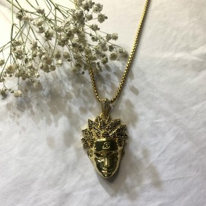 트렌드 디자인 고품질 지르콘 황동 체인 목걸이 펜던트 패션 목걸이 만화 캐릭터 펜던트