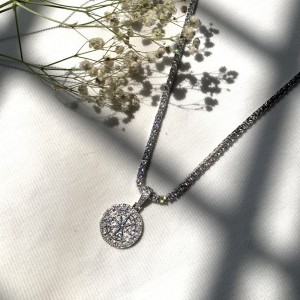 블링 블링 펜던트 목걸이 18K 골드 도금 남자 \\\\ \'s \\\\\'s 힙합 쥬얼리