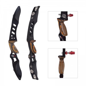 Nika Archery 220010 ET-3 21inch RH ILF Recurve Bow Outdoor Target 촬영을위한 Risurve 라이저