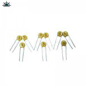 원래 ODM 저항기 공급 업체 노란색 실리콘 10D221 직경 10mm 금속 산화물 MOV 배리스터 전원 공급 장치