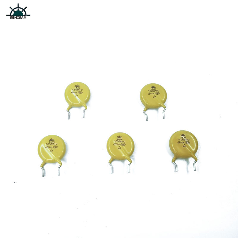 중국 전자 부품, 노란색 MOV 10mm 10D561 560V ZOV VARISTOR MOV 과부하 보호