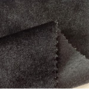 재활용 된 단면 벨벳 Gabardine