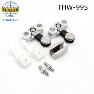 뜨거운 판매 제품 교수형 바퀴 스테인레스 스틸 유리 슬라이딩 도어 트랙 롤러