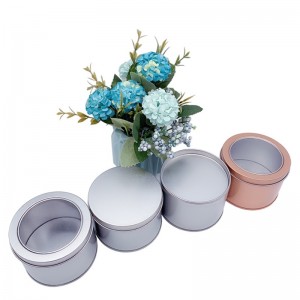 캔디 주석 상자, 차 디저트 시계 철 상자 포장 (85mm * 60mm)