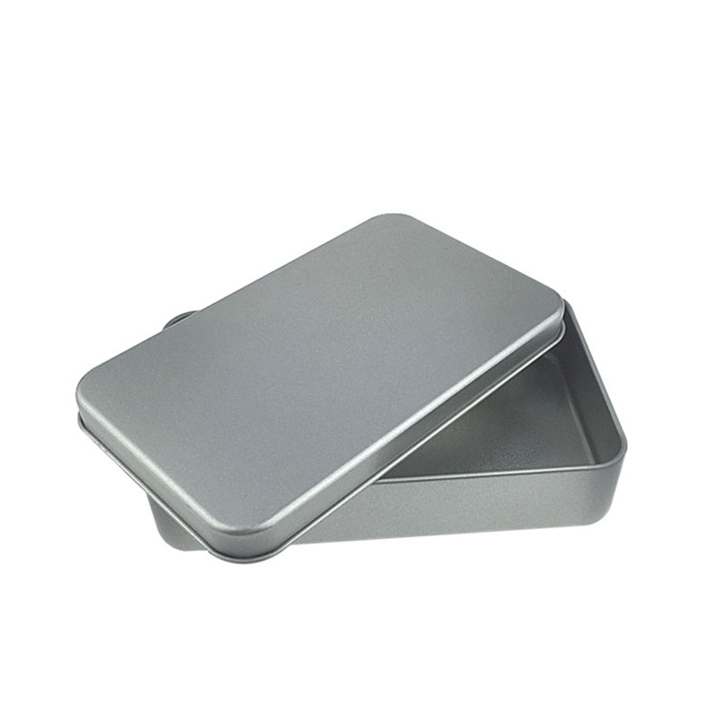 서리로 덥은 금속 포장 상자 사각형 화장품 브러쉬 Tinplate 상자 150 * 90 * 30mm