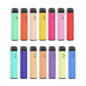 gunnpod 2000 퍼프 미리 채워진 일회용 vape 1250mAh 배터리 전자 담배 deivce 18350 8ml 기화기 스타터 키트 vs elf bar 20 flavs 펜 포드 퍼프 ​​gunpod